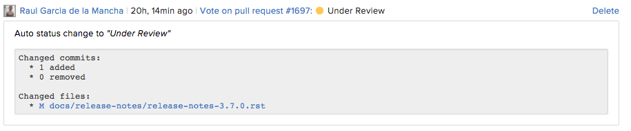 Pull Request Update