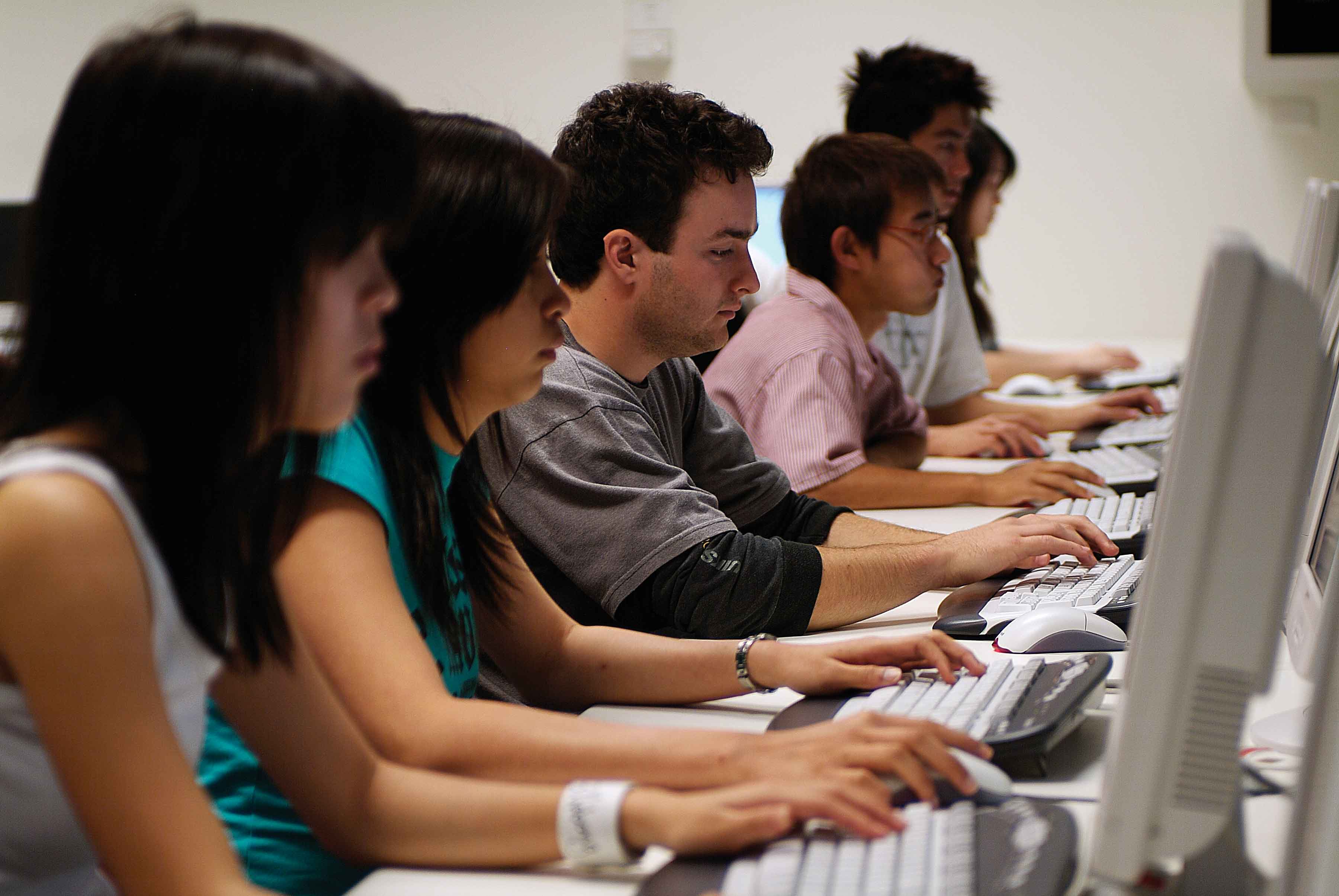 Students Coding