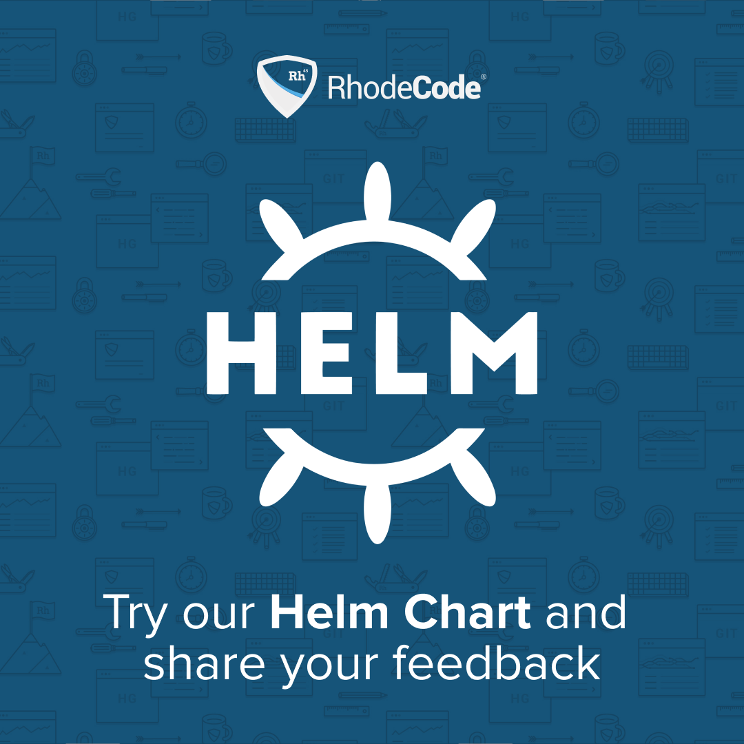 RhodeCode Helm Chart is available